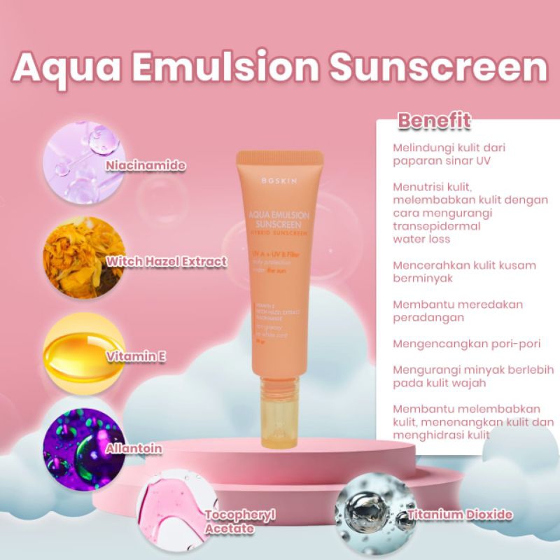 BG Skin Aqua Emultion Sunscreen