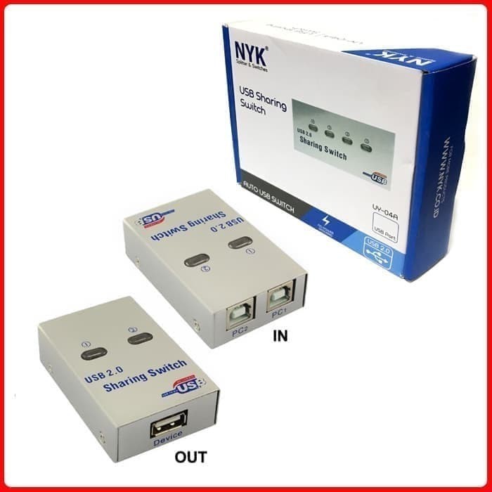 Sas Nyk Auto Switch Printer 2Port/USB Sharing Switch Printer 2Port