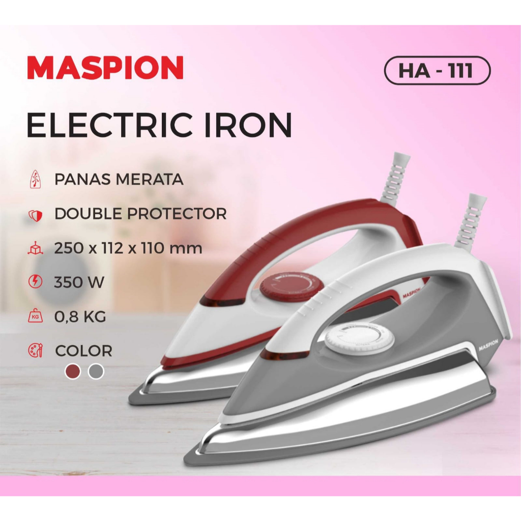 Setrika Maspion HA 111 Model Terbaru