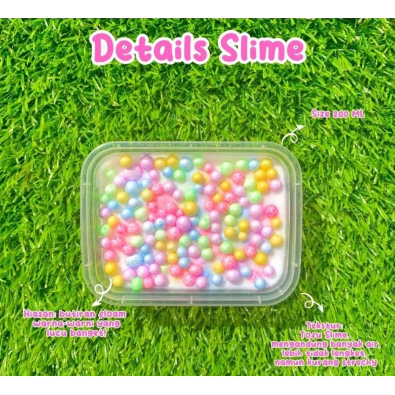 SLIME FRUITY PUBLES @200ML