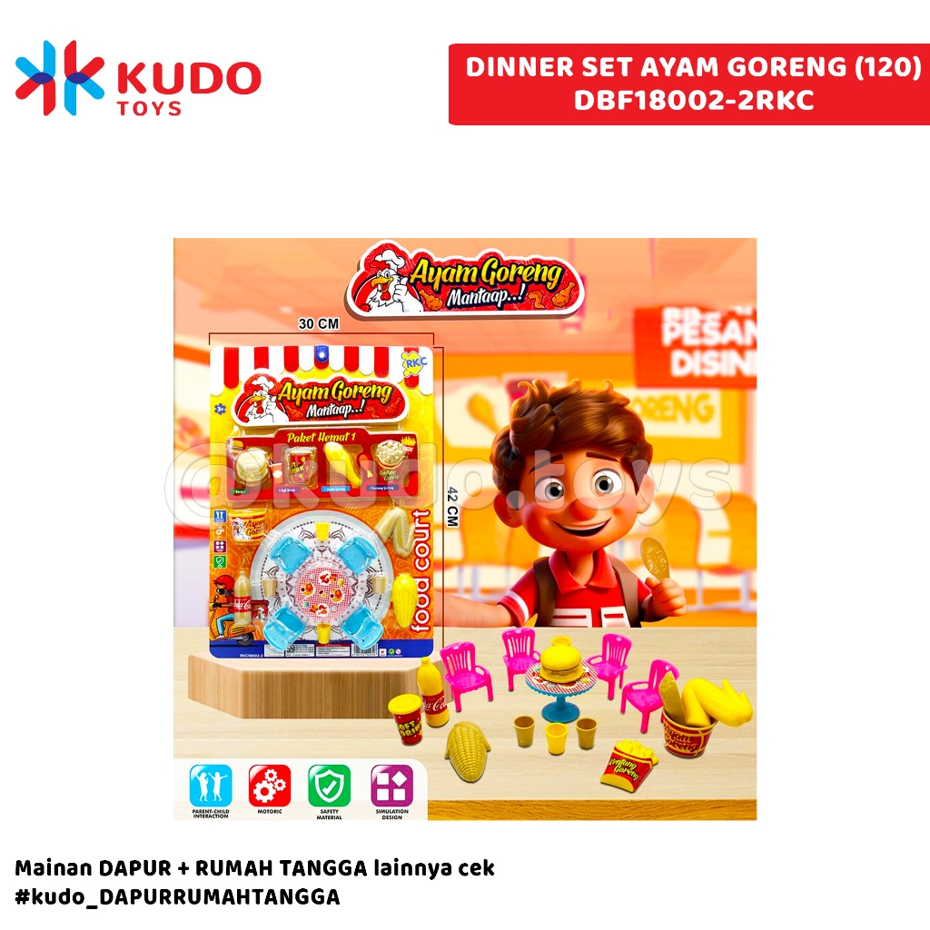 DINNER SET AYAM GORENG (120)