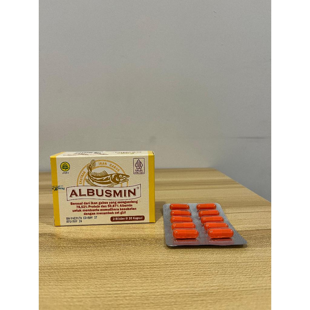 Albusmin Box isi 30 Kapsul