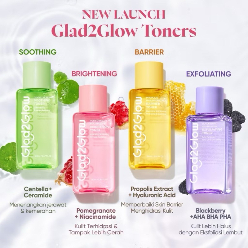 TONER GLAD 2 GLOW 80 ML