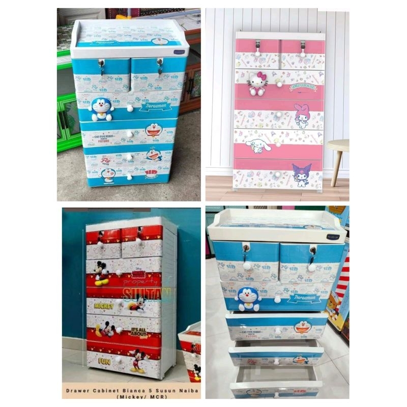 lemari drawer susun 5