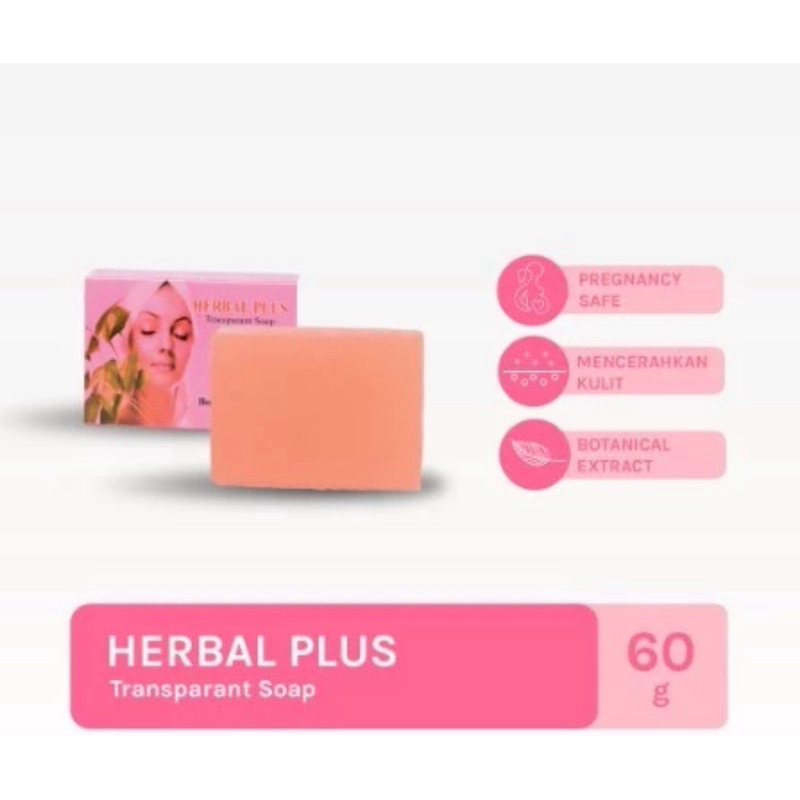 HERBAL PLUS TRANSPARANT SOAP 70gr