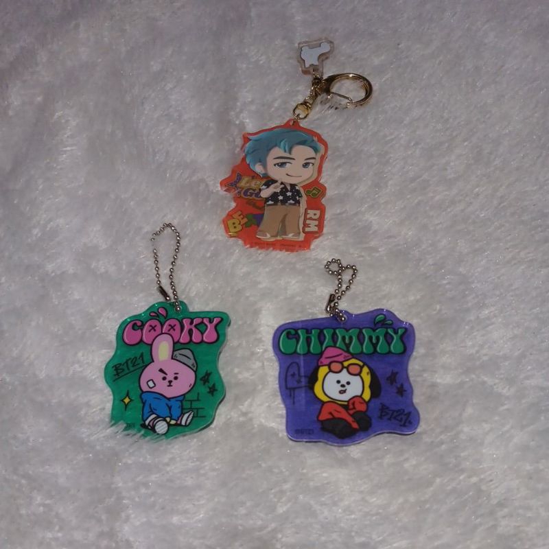 keyring tiny tan, bt21