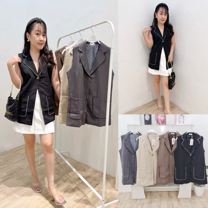 292663215- LINING LONG VEST