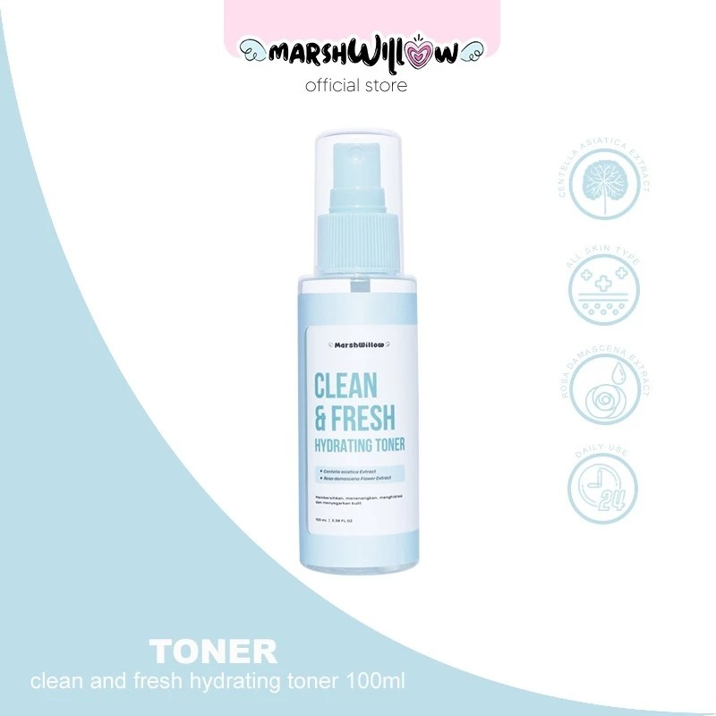 Marshwillow Clean & Fresh Hydrating Toner