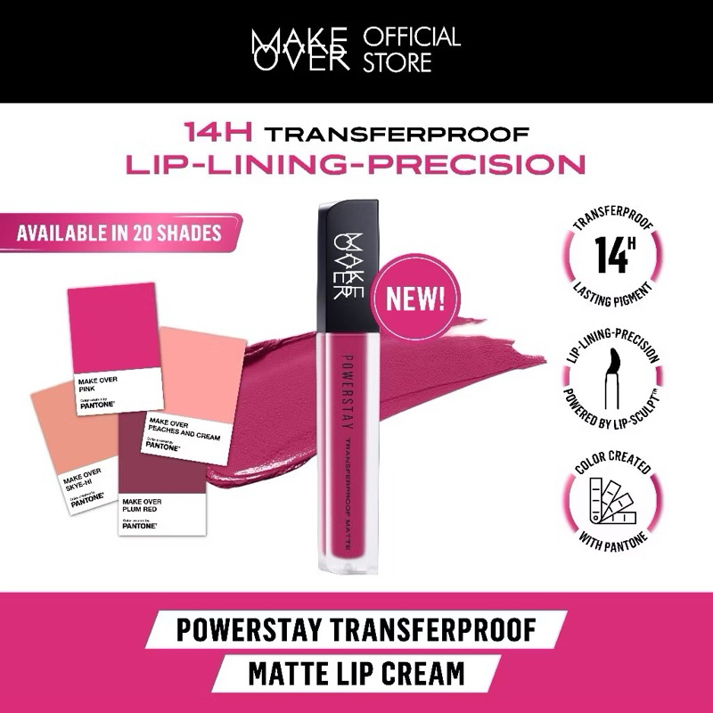 MAKE OVER - Powerstay Matte Lip Cream