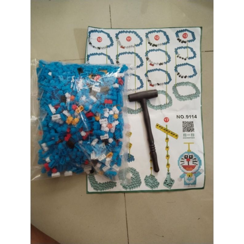 Block Doraemon baling bambu 9114