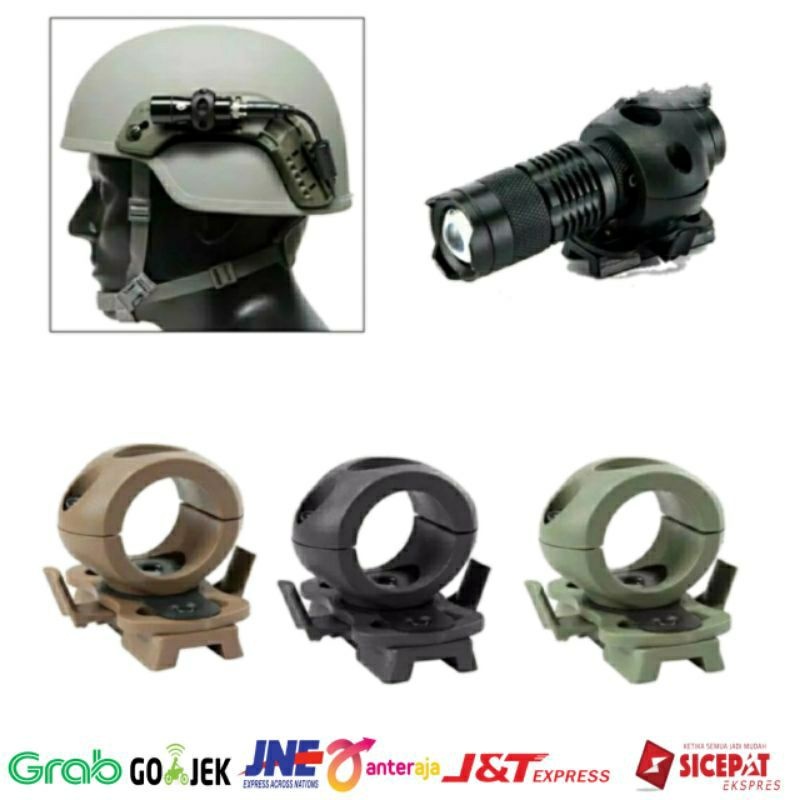 Mounting Senter Helm Holster Senter Mounting Flashlight For Helm Mich