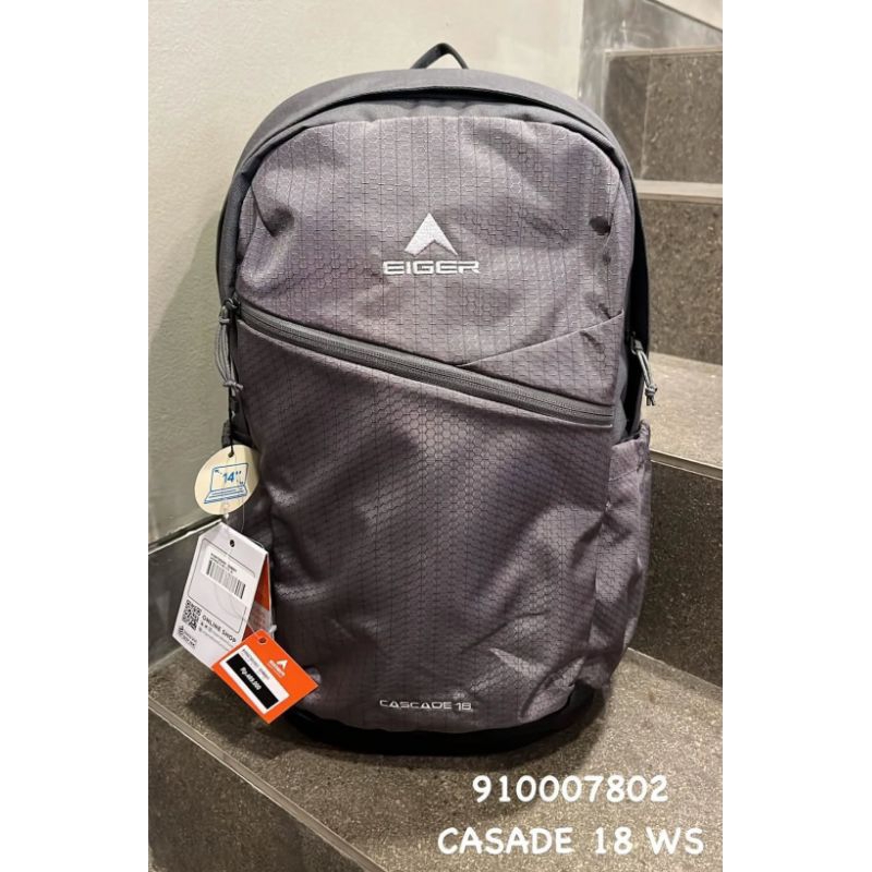 TAS RANSEL EIGER CASCADE 18L LAPTOP BACKPACK GREY