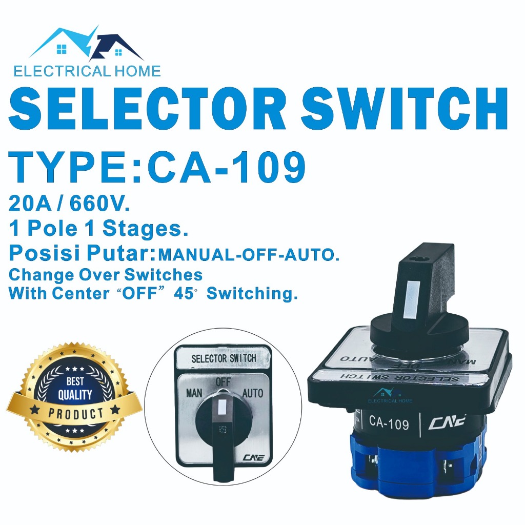 Selector Switch/ Cam Switch CA-109/1P