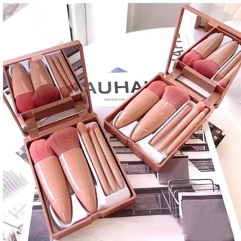 Set Brush Kuas Make Up + Kaca