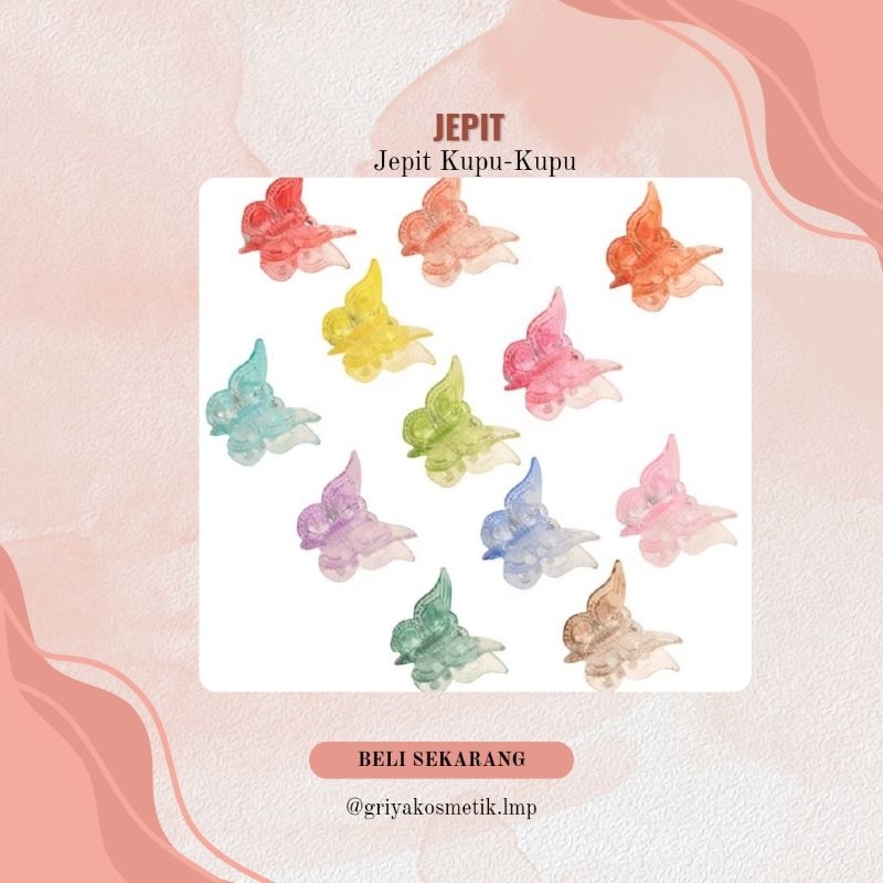 Jepit Kupu-Kupu