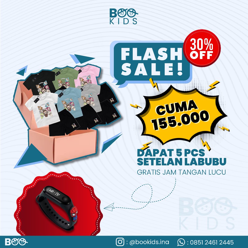 PAKAIAN LABUBU 3 PCS