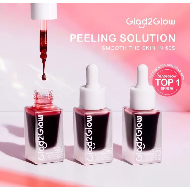 Glade2glow peeling solution Aha bha 1pcs.(ready stock)