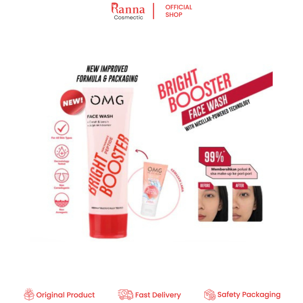 OMG BRIGHT BOOSTER FACE WASH