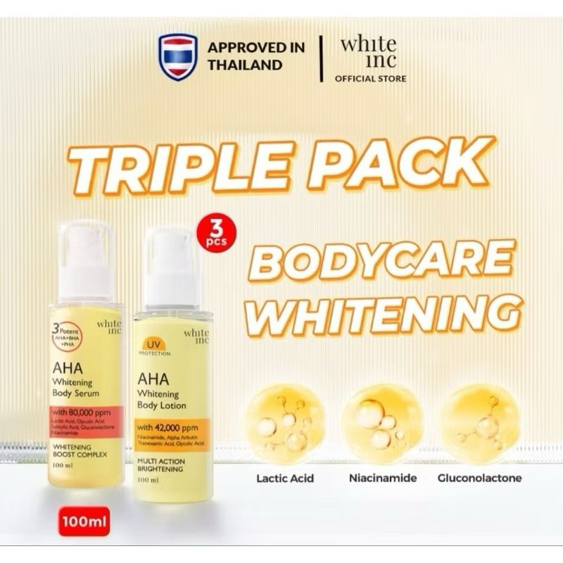 WHITE INC AHA TRIPLE PACK