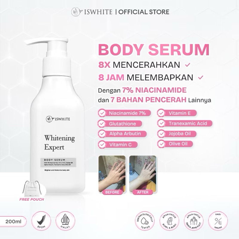 BODY SERUM IS WHITE