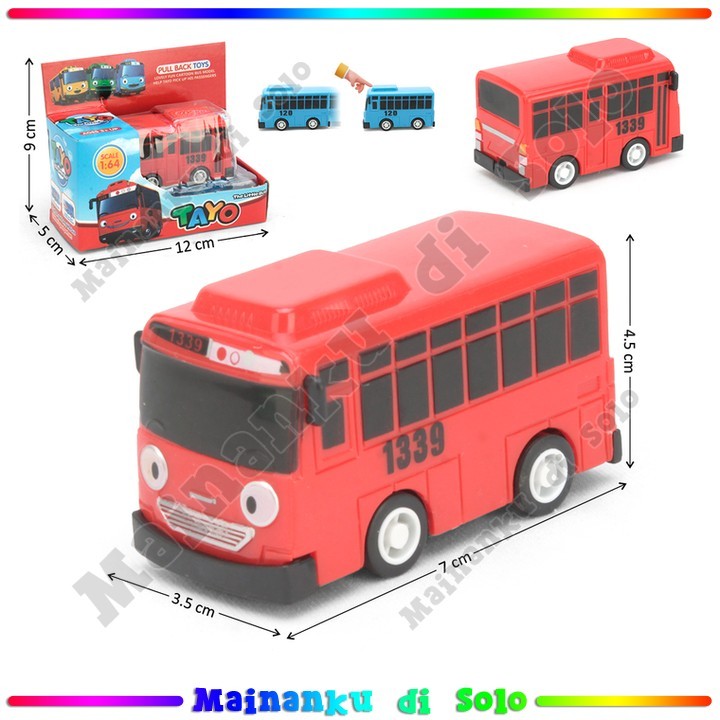 Mainanku Bus Tayo P/B 7 cm