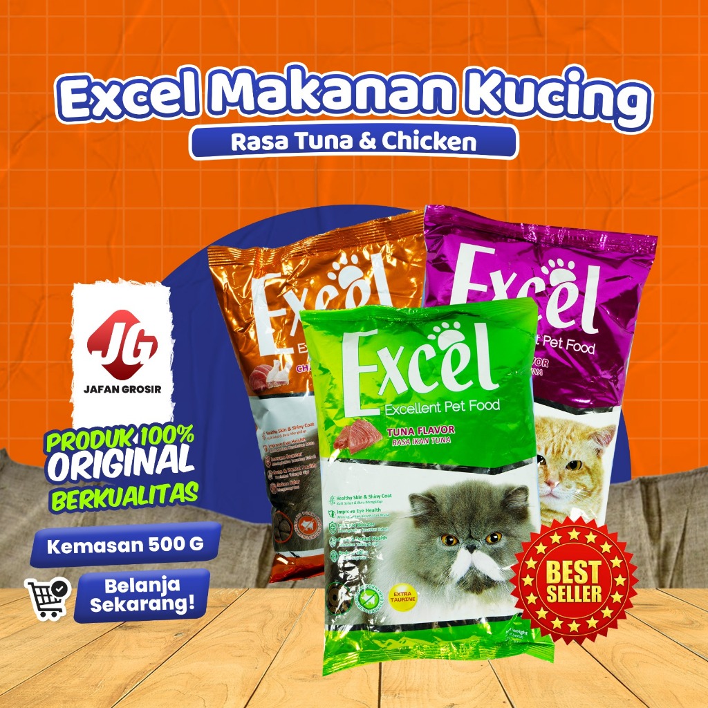 Makanan Kucing EXCEL 500 grm