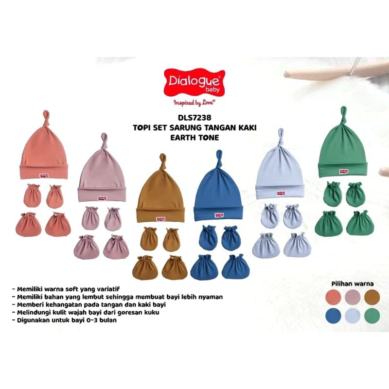 DIALOGUE TOPI SET STK EARTH TONE