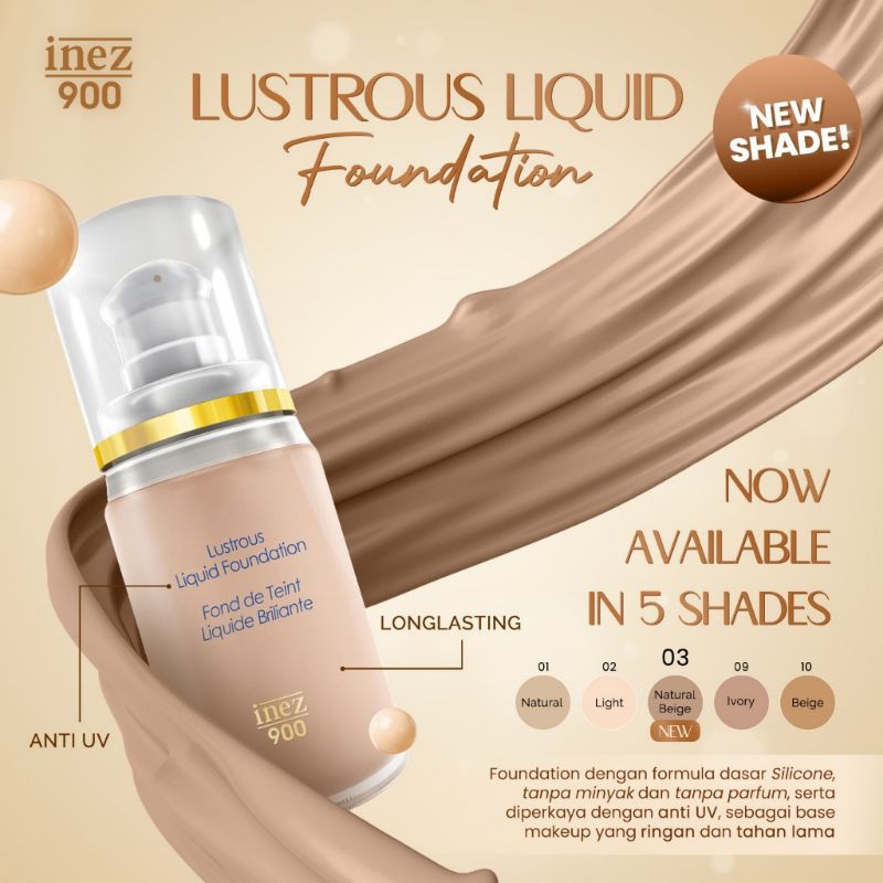 INEZ 900 Lustrous Liquid Foundation
