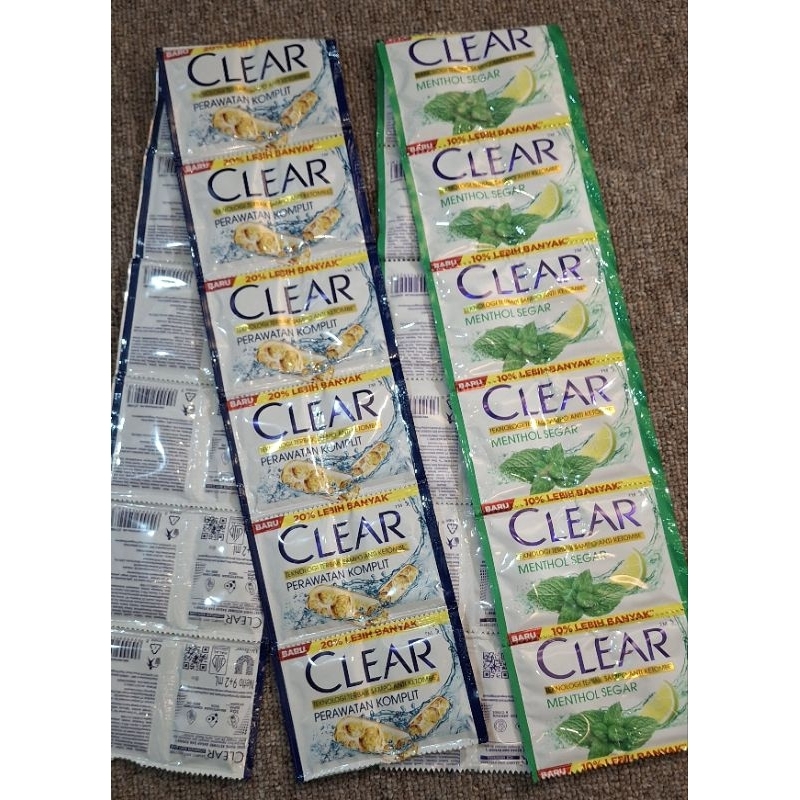 Shampo CLEAR Isi 24 pcs 20% lebih Banyak