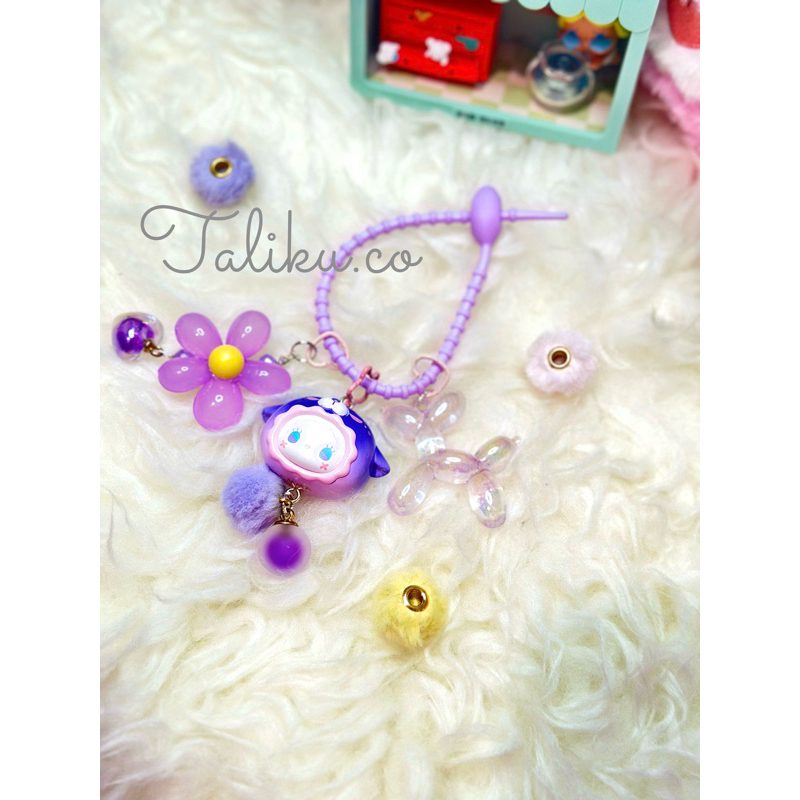 Bag Charm EMMA Purple