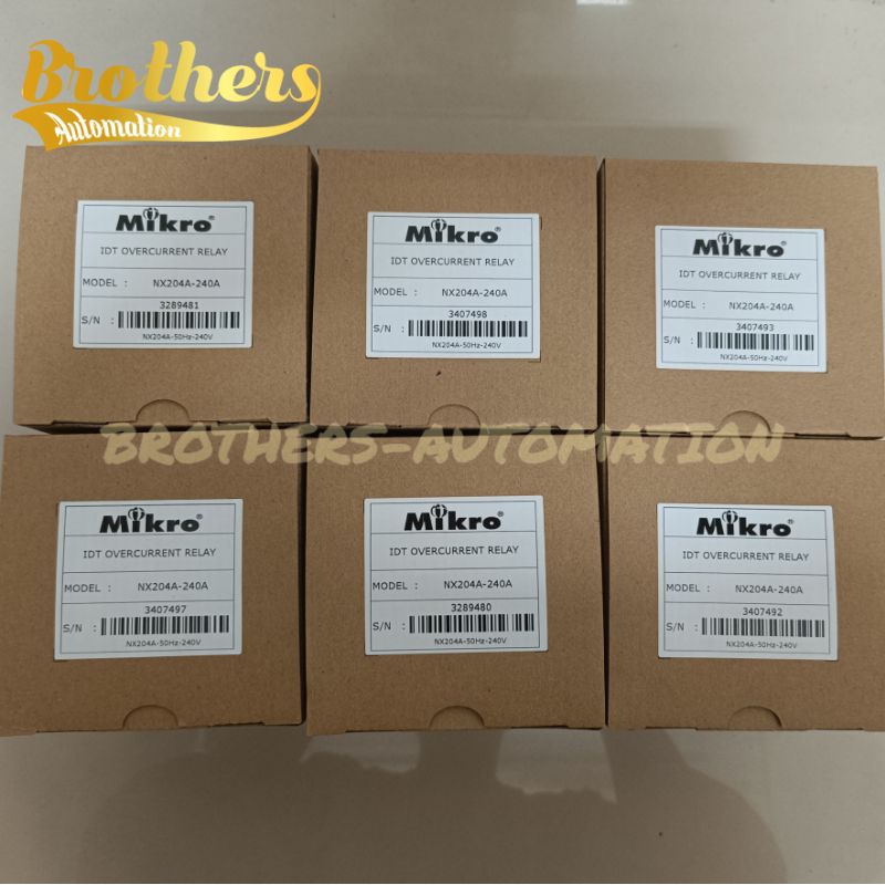Mikro Overcurrent Relay NX204A-240A