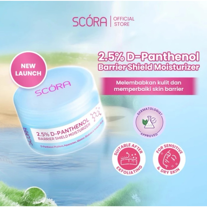 SCORA | 2.5% D~Panthenol ~ Barrier Shield Moisturizer