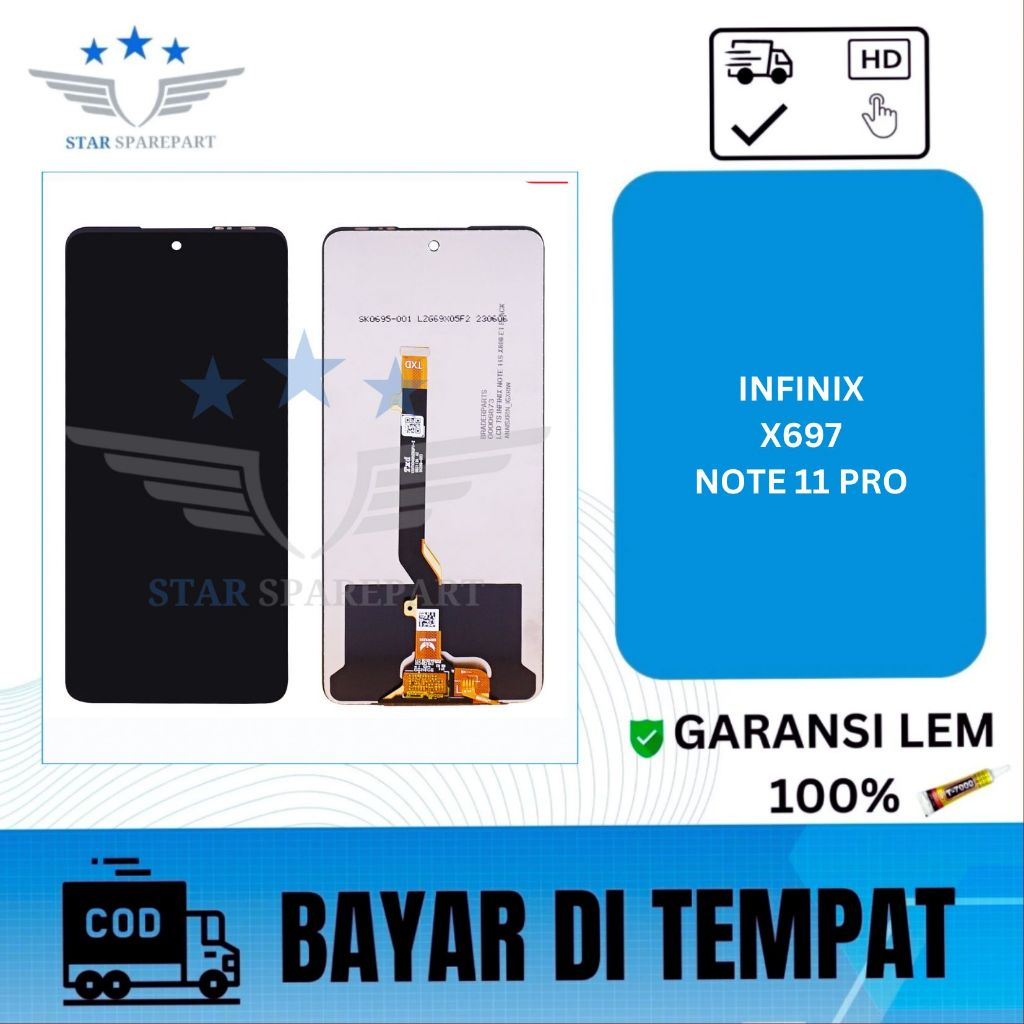LCD TOUCHSCREEN INFINIX X697 ( NOTE 11 PRO )