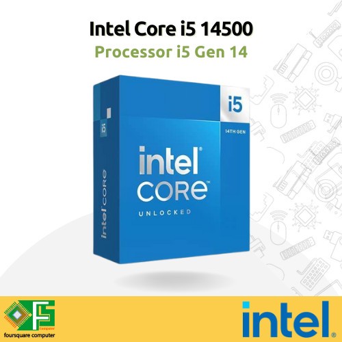 Processor Generasi 14 Intel Core i5 14500 Box Resmi