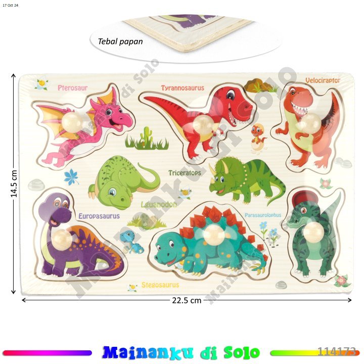 Mainanku  Puzzle Knop Kayu