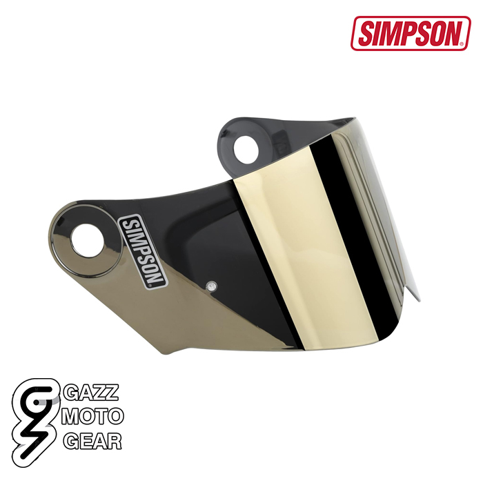 VISOR SIMPSON DARKSOME IRIDIUM GOLD