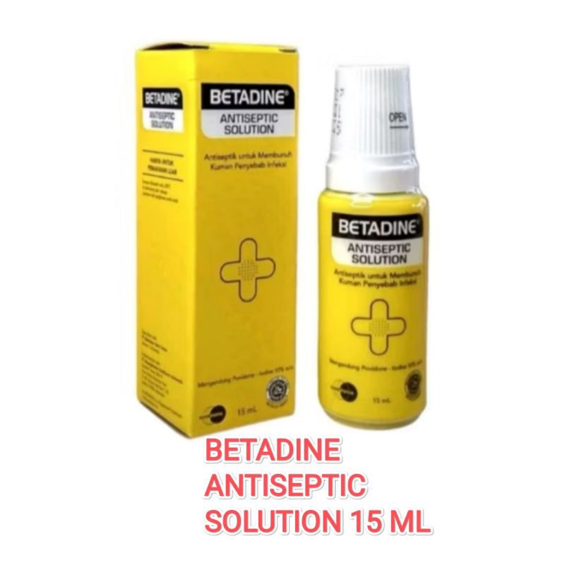 BETADINE ANTISEPTIC SOLUTION 15 ML