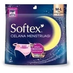 Celana Menstruasi/Pembalut celana SOFTEX 2pc