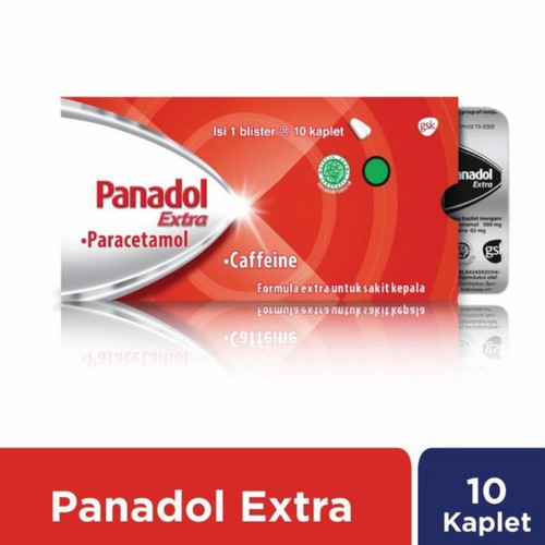 Panadol merah Extra strip