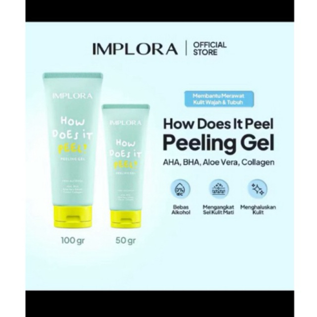 IMPLORA HOW DOES IT PEEL-PEELING GEL 50G | 100G