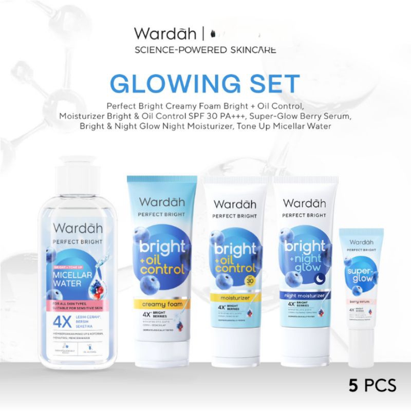 Wardah perfect bright Growing set