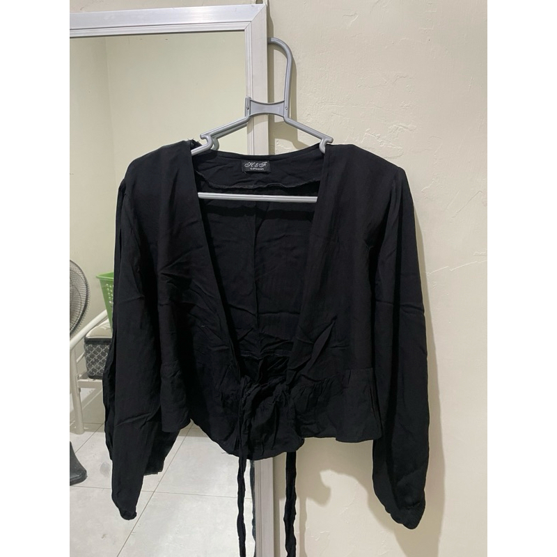 preloved cardigan hitam