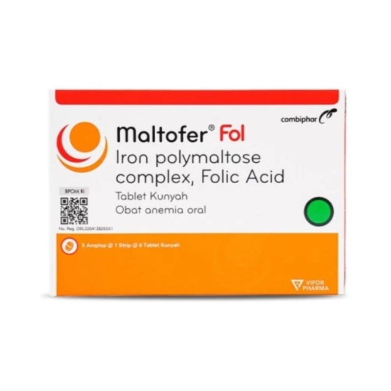 MALTOFER FOL BOX 30 TABLET KUNYAH