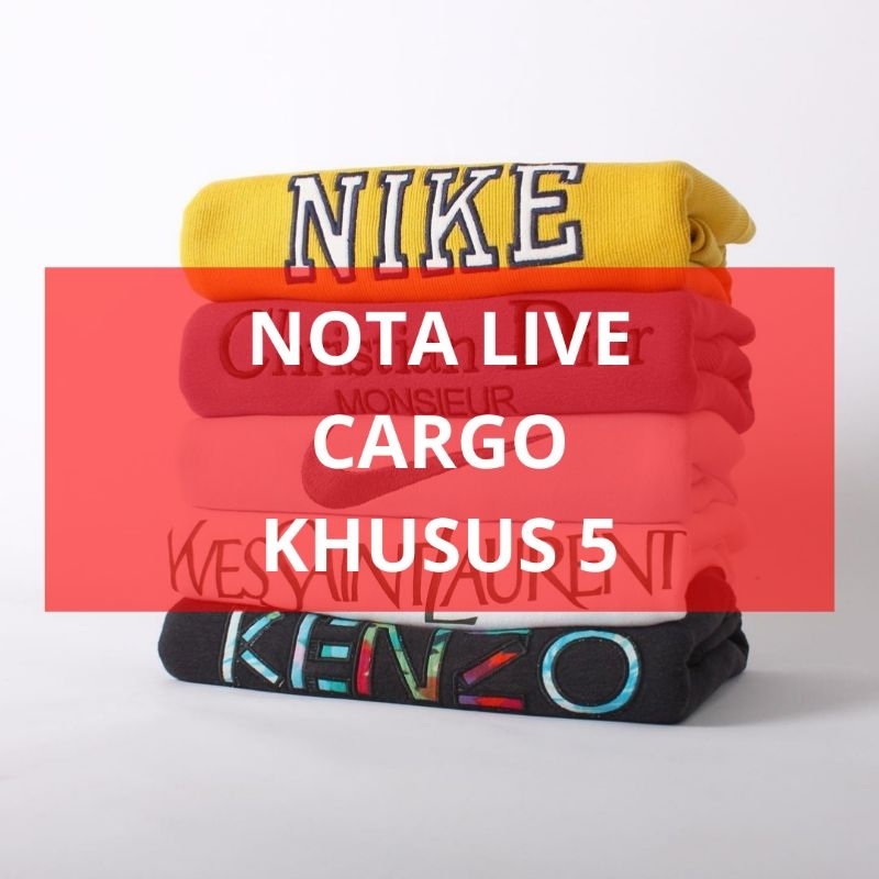 NOTA LIVE CARGO KHUSUS NO 5