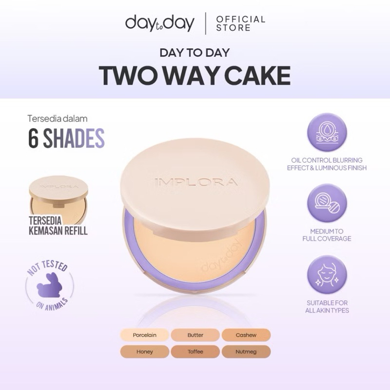 [READY] Implora Day To Day Two Way Cake | Implora TWC | refill