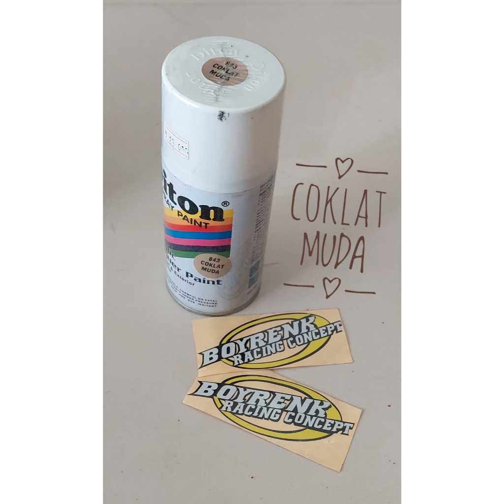 Cat Semprot Diton - Coklat Muda 843