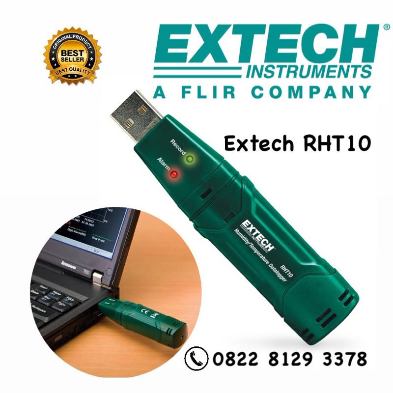 Extech RHT10 Humidity and Temperature USB Datalogger