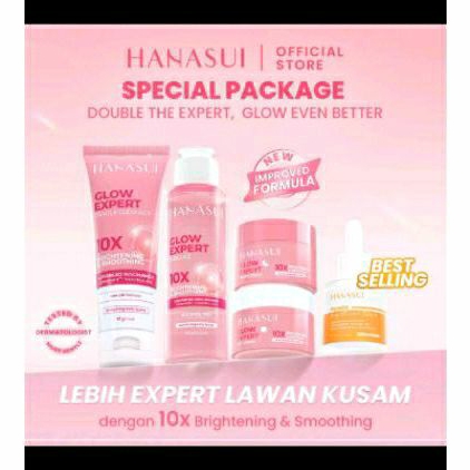 Hanasui Double Expert,Glow better set 4pcs