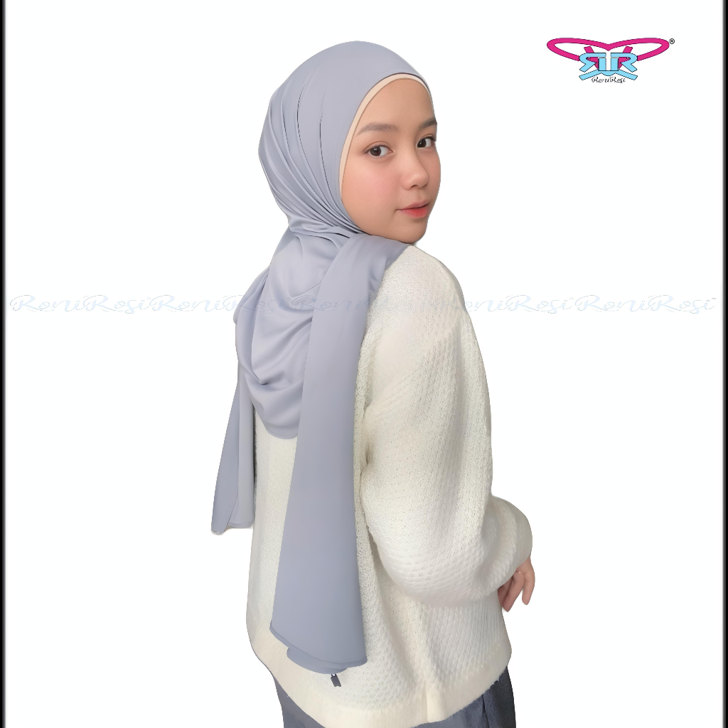 𝐑𝐑-Hijab Pashmina Instan Oval Basic Premium | Pashmina Oval Basic