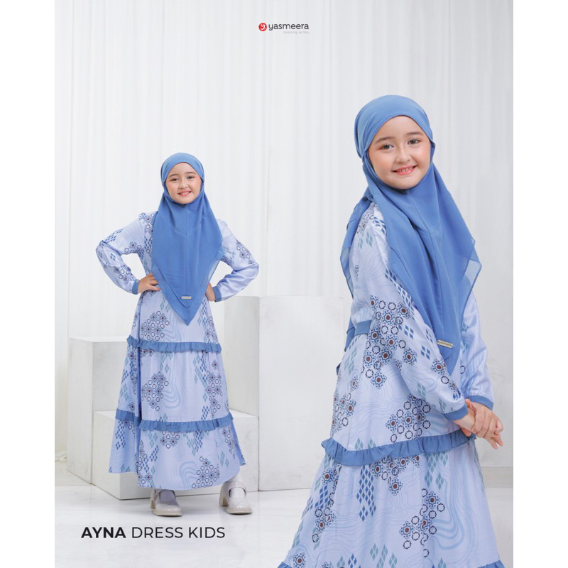 Baju Gamis Anak Ayna